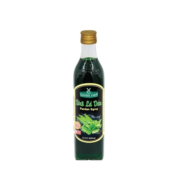 Siro Lá dứa golden farm 520ml