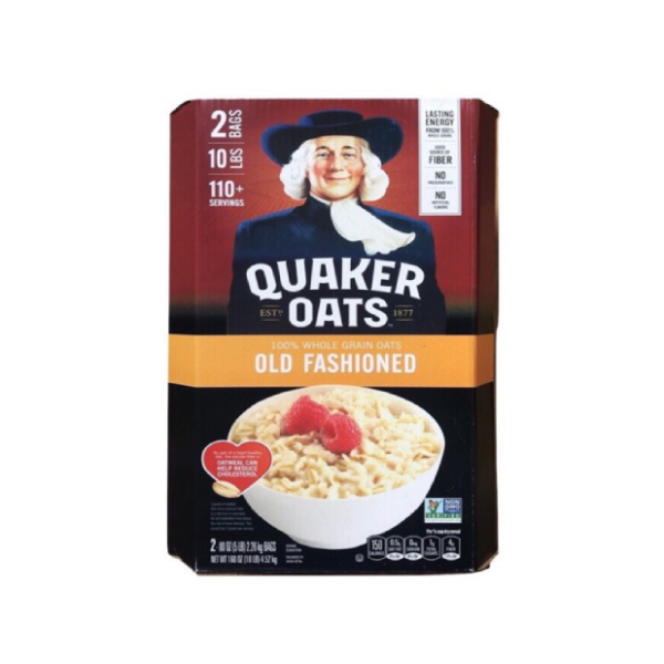 Yến Mạch Quaker Mỹ Thùng 4,52kg (Old Fashioned)