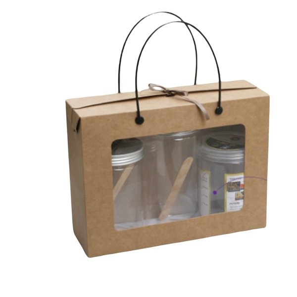 Hộp giấy Kraf có quai xách số 8 ( 10 hộp)