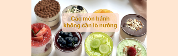 Bánh không cần lò nướng