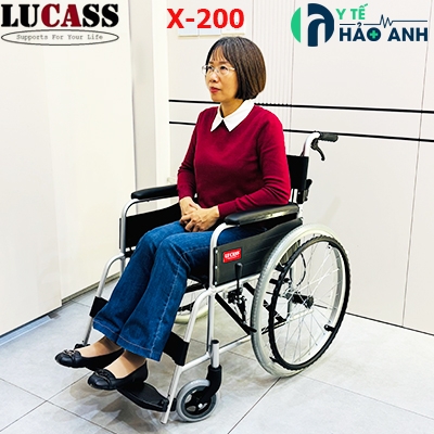 xe lăn tay khung nhôm lucass x200