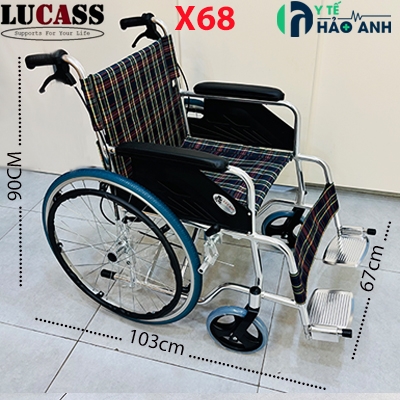 xe lăn khung nhôm lucass x68