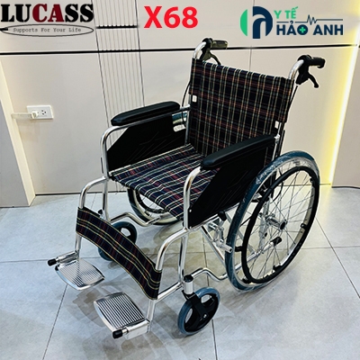 Xe lăn Lucass X68 cho người già người tàn tật