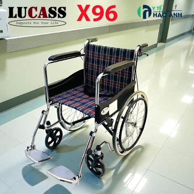 xe lăn lucass x96 cho người già, người tàn tật