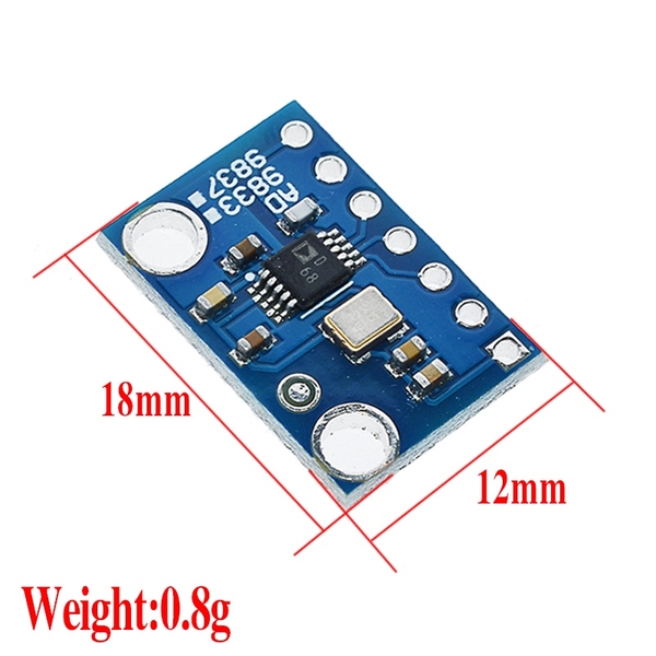 Module AD9833 phát tín hiệu sóng Sin chuẩn tần số cao | Bộ tạo sóng DDS ...