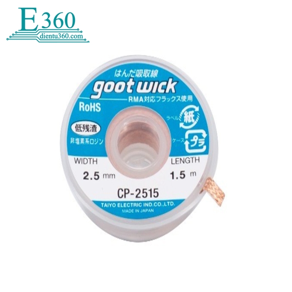 day-dong-hut-chi-cp-2515-goot-2-5mm