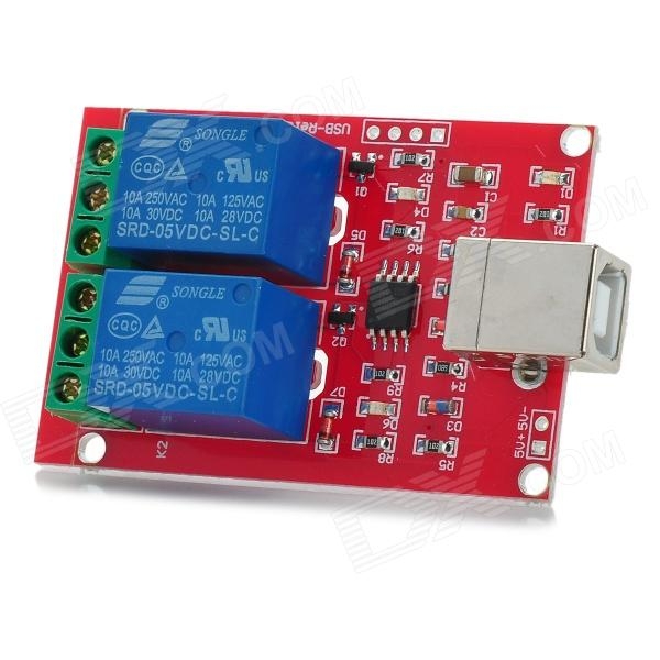 Module Relay 2 Kênh 5V Điều Khiển Qua Cổng USB Điện Tử 360(E360)