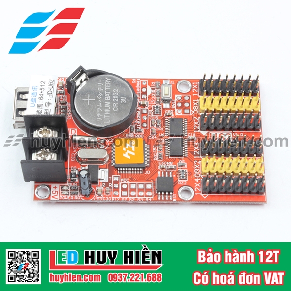 HD U60, Card HD U62, CPU HD U62, mạch điều khiển module led HD U62 ...