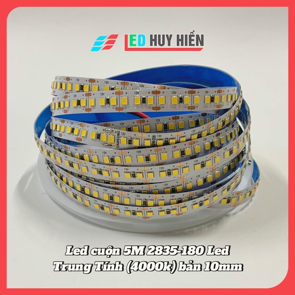 Cuộn Led dây dán 12V 2835 180 Led_cuộn 5 mét 12V huyhien.vn