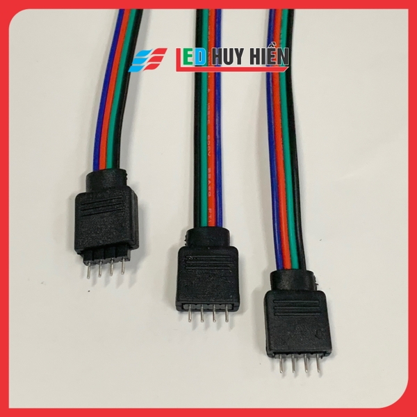 Đầu nối Led RGB 4 Pin đực cái, ghim 4 Pin, phụ kiện đấu nối led 7 màu ...