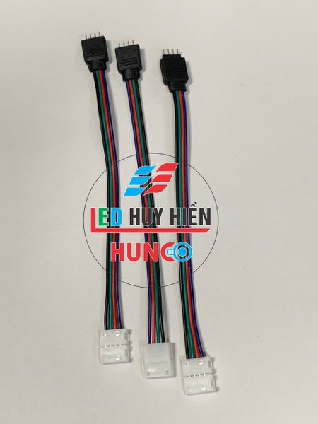 Đầu nối Led RGB 4 Pin đực cái, ghim 4 Pin, phụ kiện đấu nối led 7 màu ...
