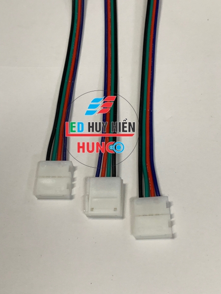 Đầu nối Led RGB 4 Pin đực cái, ghim 4 Pin, phụ kiện đấu nối led 7 màu ...