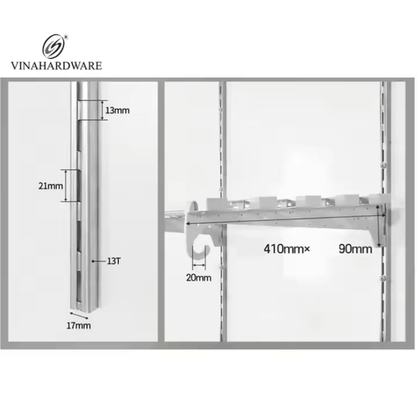 Kệ Treo Tường Một Tầng OEM Tùy Chỉnh Vinahardware