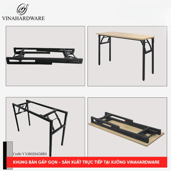 Bàn Xếp Gọn Vinahardware Kích Thước 1200 x 600 x 750mm | Mã Sản Phẩm 2300.1.1601200