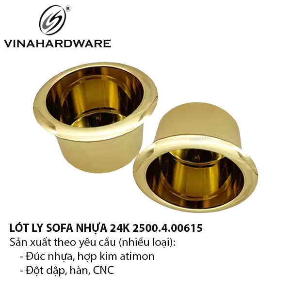 Đế nhựa giữ ly sofa 24K 2500.4.00615