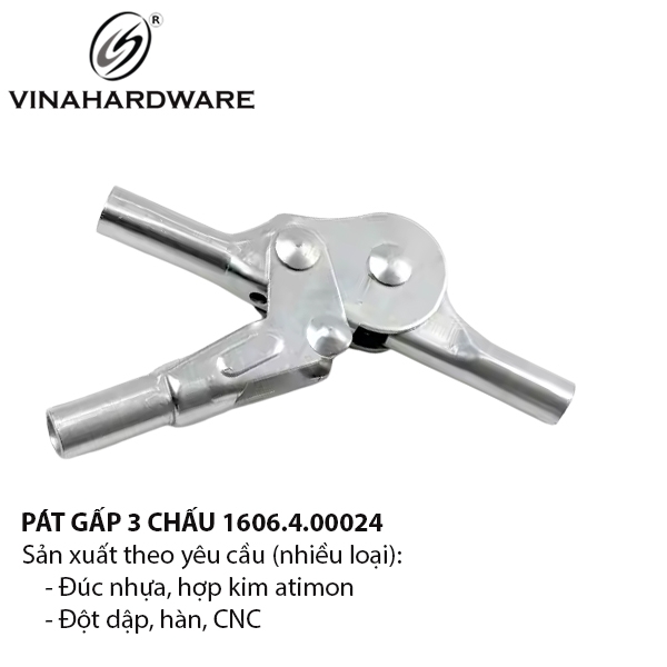 Pát gấp 3 chấu 1606.4.00024
