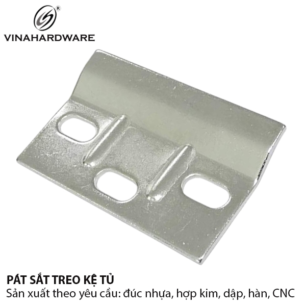 Pát (bas) sắt xi trắng Vinahardware mã 1608.4.60404 | vinahardware