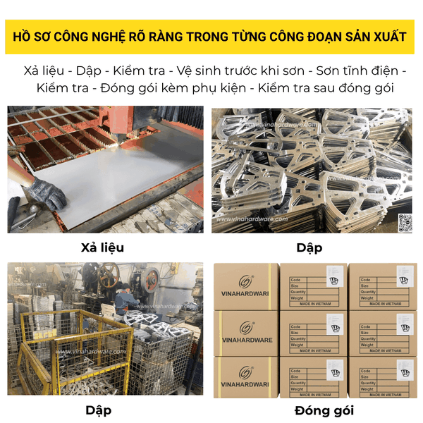Bản lề tủ giày sắt 2 tầng 1260.1.09246