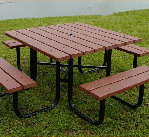 Bàn Gỗ Liền Ghế Picnic Ngoài Trời Vinahardware