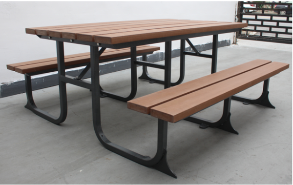 Bàn Gỗ Liền Ghế Picnic Ngoài Trời Vinahardware