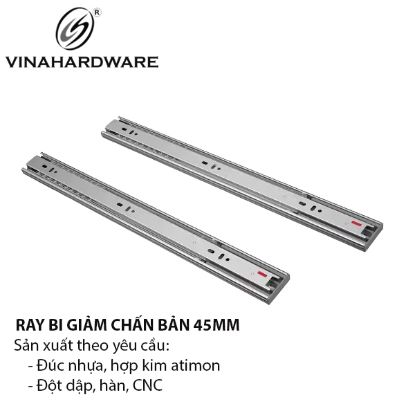 Ray bi 3 tầng giảm chấn