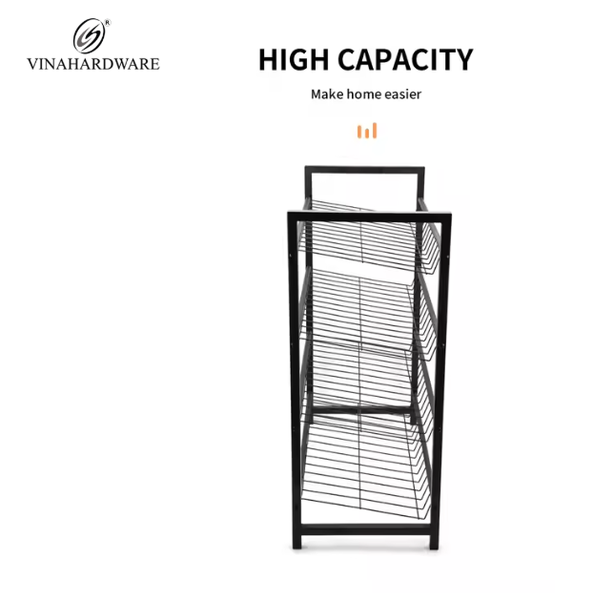 Kệ giày dép 5 tầng khung sắt Vinahardware | vinahardware