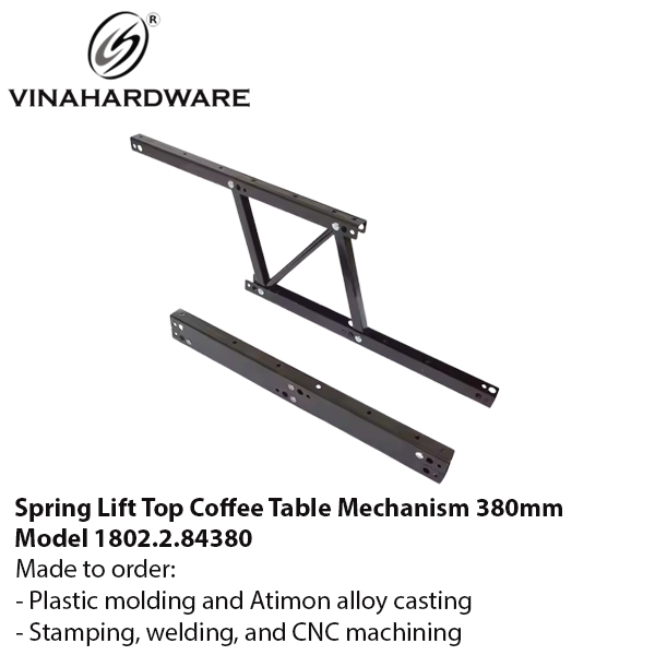 Tay Nâng Mặt Bàn Lò Xo 380mm Mã Sản Phẩm 1802.2.84380