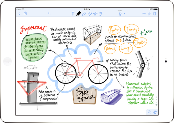 ứng dụng ghi chép cho ipad