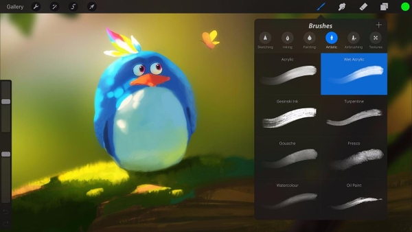 Với ứng dụng vẽ Procreate, tất cả những gì bạn cần là một chiếc iPad và một Apple Pencil. Khám phá sức mạnh của công nghệ vẽ không giới hạn, đưa tầm nhìn sáng tạo của bạn lên tầm cao mới. Dễ dàng nhập khẩu và xuất khẩu các tệp thông qua nhiều định dạng, tạo điều kiện thuận lợi cho công việc của bạn.