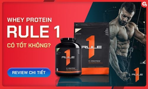 Review đánh giá chi tiết Whey Protein Rule 1 có thật sự tốt?