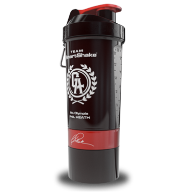 Smart Shaker Phil Heath - Black & Red 27 oz (810 ml)
