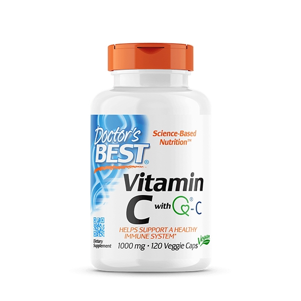 Doctor's Best Vitamin C 1000mg, 120 Veggie Caps