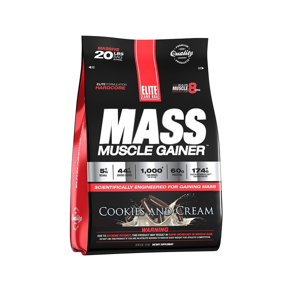 Elite Labs USA Mass Muscle Gainer, 20 Lbs (9.07 kg)