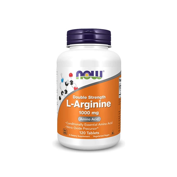 NOW L-Arginine 1000mg, 120 Tablets