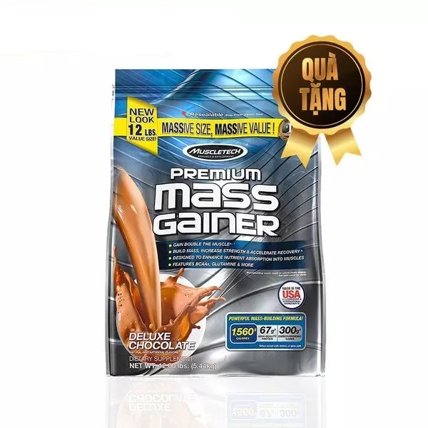 MuscleTech 100% Premium Mass Gainer 12 Lbs (5.4 KG)