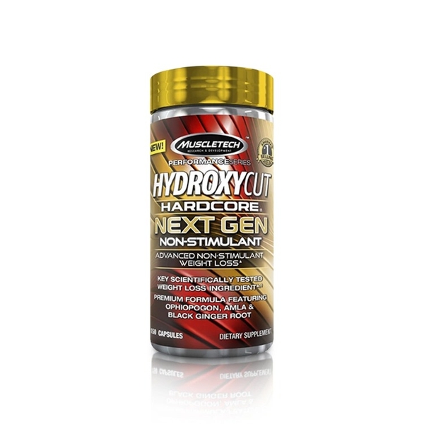 MuscleTech Hydroxycut Hardcore Next Gen Non-Stimulant, 150 Capsules