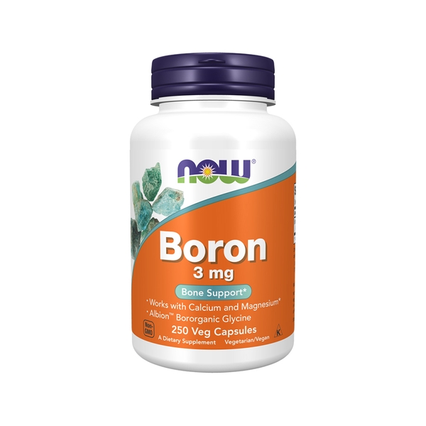 Now Foods Boron 3 mg, 250 Veg Capsules