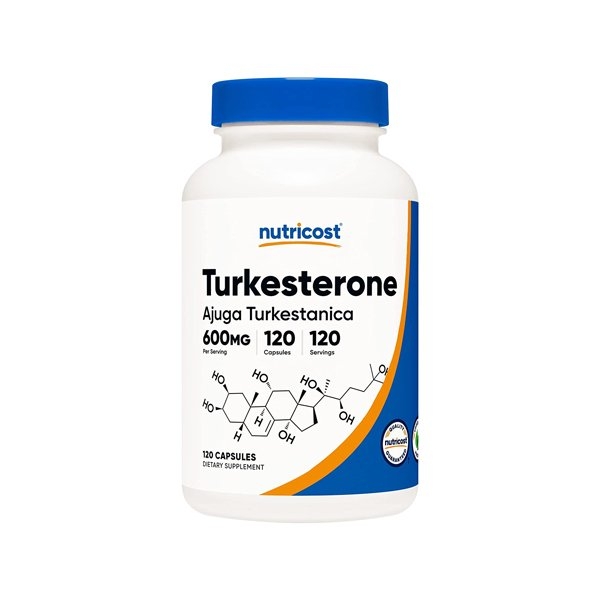 Nutricost Turkesterone - Ajuga Turkestanica, 600 mg - 120 Capsules