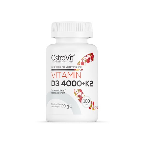 Ostrovit Vitamin D3 4000IU + K2, 110 Tablets