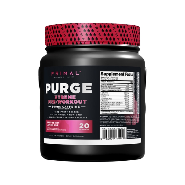 Primal Purge Xtreme Pre Workout, 20 Servings (360 Gams)
