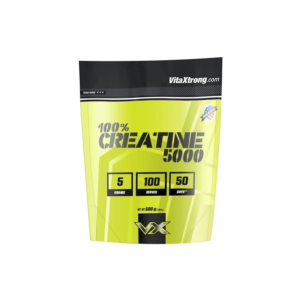 VitaXtrong 100% Pure Creatine Monohydrate 5000, Unflavored