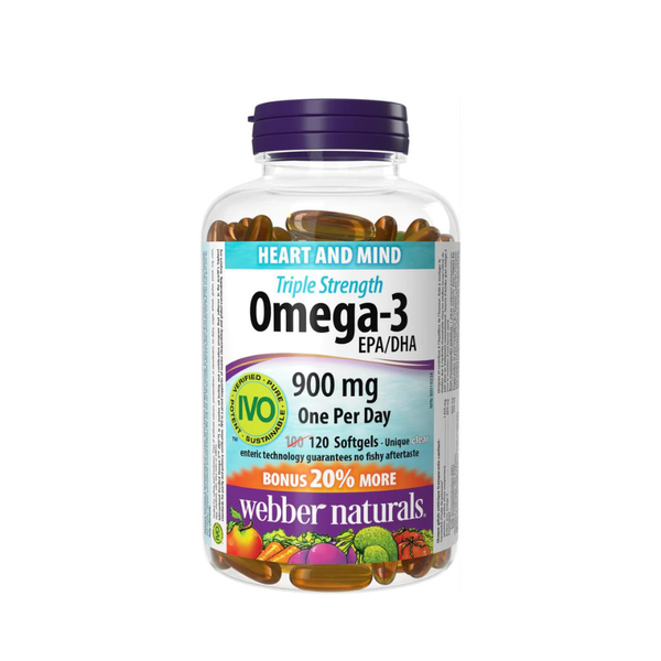 Webber Naturals Triple Strength Omega-3 900mg