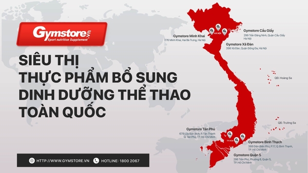 Siêu thị thực phẩm bổ sung chính hãng Gymstore