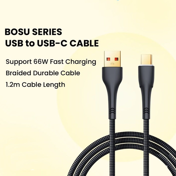 Cáp sạc nhanh 66W Remax RC-C065 cổng USB to TYPEC dài 1.2m dây bọc dù ...