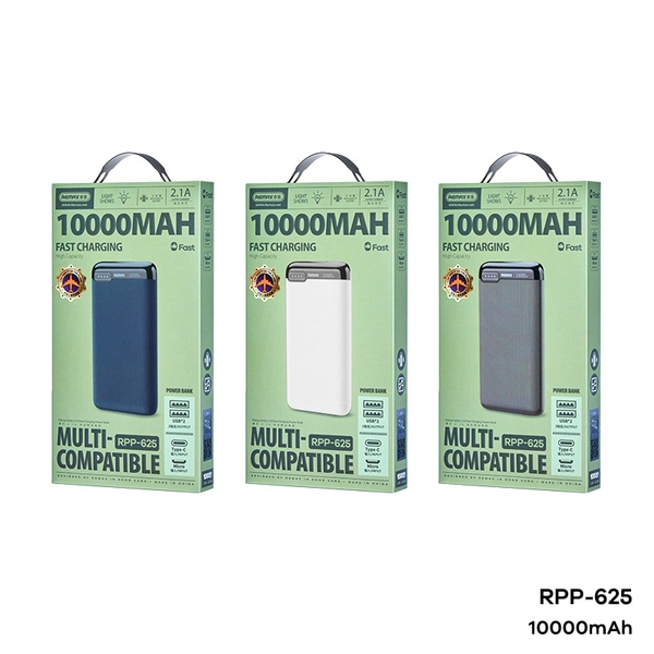 Pin dự phòng Remax RPP-625 dung lượng 10000mAh thiết kế sang trọng ...