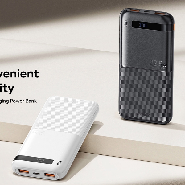 Pin dự phòng 10000mah 3 cổng sạc nhanh Remax RPP-71 hỗ trợ QC 22.5W và ...