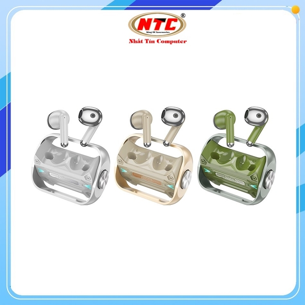 Tai nghe Bluetooth TWS Hoco EW55 V5.3, pin 4H, Thiết kế xoay cực chất ...
