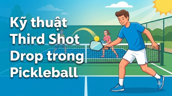 Kỹ Thuật Thả Bóng Thứ Ba (Third Shot Drop) Trong Pickleball
