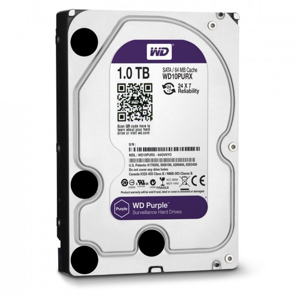 Ổ cứng Western Digital Purple 1TB 64MB Cache