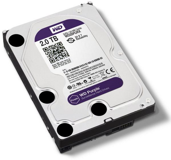 Ổ cứng Western Digital Purple 2TB 64MB Cache